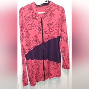 Leopards & Roses hooded jacket